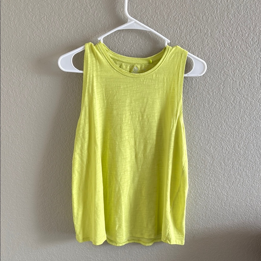 Lime Green Sleeveless Women's Top